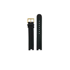 Watch strap Rado 01.129.4077.4.002 / R072852410 Leather Black 5mm