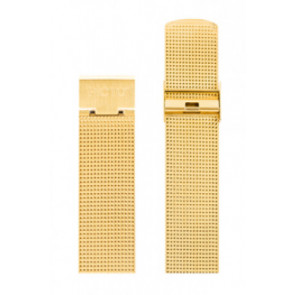 Watch strap Picto 0920 Milanese Gold Toned 20mm