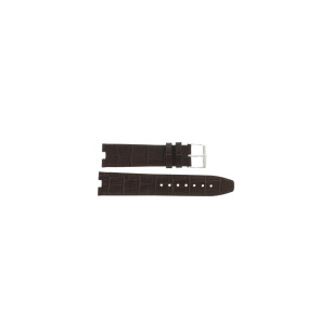 Watch strap Jacques Lemans 1-1213-BR Leather Brown 6mm