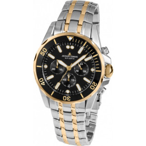 Watch strap Jacques Lemans Liverpool 1-1907ZH Steel Steel