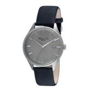 Watch strap Kenneth Cole 1002 9304 Leather Black