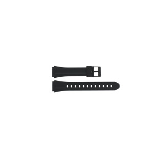 Casio watch strap 10075268 Rubber Black 18mm 
