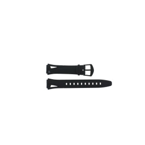 Casio watch strap 10093317 Rubber Black 16mm 