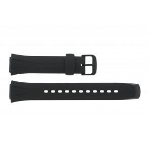 Casio watch strap WVA-105H-1AV / WL-S21H-1AV / WL-S21 / 10125561 Plastic Black 16mm