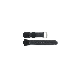 Casio watch strap 10198354 Plastic Black 13mm 