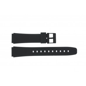 Casio watch strap W-78-1 / W-79B-1AVQ /10222860 Silicone Black 17mm