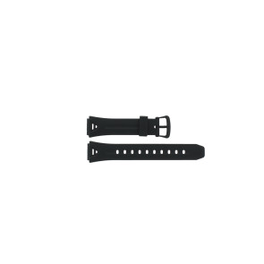 Casio watch strap 10360825 Rubber Black 16mm 