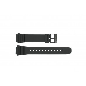 Watch strap Casio 10365960 Plastic Black 18mm