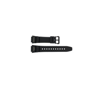 Casio watch strap 10379562 Rubber Black 18mm 