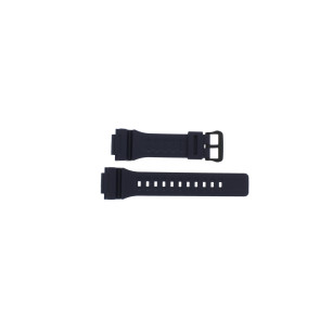 Casio watch strap 10410726 Plastic Blue 18mm 