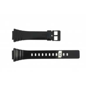 Casio watch strap 10435844 Plastic Black 18mm 
