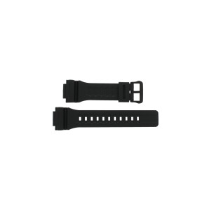 Watch strap Casio TRT-110H-1A / 10452139 Plastic Black 18mm