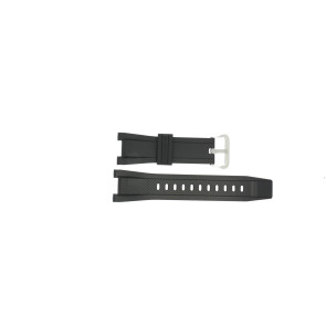 Casio watch strap 10502763 Rubber Black 27mm 