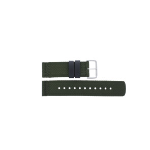 Watch strap Casio PRG-600YB-3 / 10530879 Nylon/perlon Green 24mm