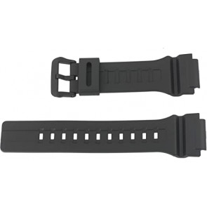 Watch strap Casio 10558173 Plastic Black 20mm