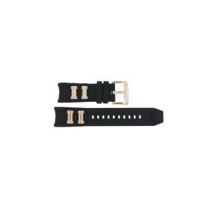 Watch strap Invicta 1090.01 Rubber Black