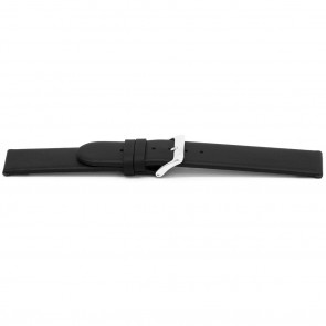 Watch strap Universal F116 Leather Black 18mm