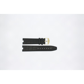 Watch strap Jacques Lemans 1-1213L Leather Black 6mm