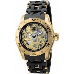 Watch strap Invicta 1261.01 Plastic Black