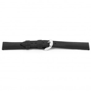 Watch strap Universal F142 Leather Black 18mm