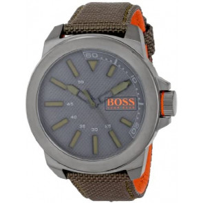 Watch strap Hugo Boss Orange 659302530 / HB.221.1.34.2626 / 1513009 Leather/Textiles Multicolor 24mm