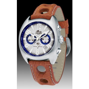 Watch strap Lotus 15323-2 Leather Cognac 22mm