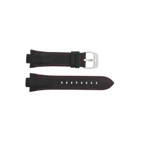 Watch strap Lotus 15382-6 Leather Black 13mm
