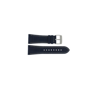 Watch strap Lotus 15411-3 Leather Blue 28mm