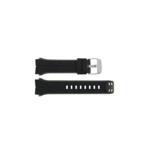Watch strap Lotus 15423-3 / 15422 Rubber Black 24mm