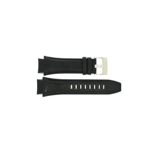Watch strap Lotus 15753-1 Leather Black 23mm