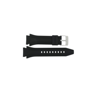 Watch strap Lotus 15754 / 15755 / 15756-1 / 15756-F Rubber Black 22mm