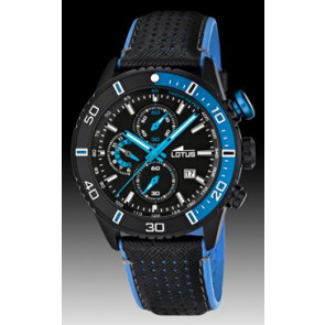 Watch strap Lotus 15790-2 Plastic Black