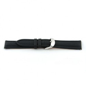 Watch strap Universal F170 Leather Black 18mm