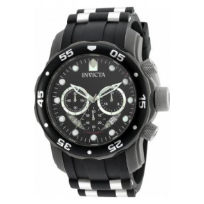 Watch strap Invicta 20463 Rubber Black