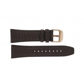 Lotus watch strap 18015 Leather Brown 26mm + brown stitching