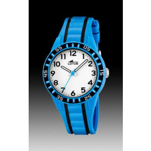 Watch strap Lotus 18172-4 Silicone Blue 15mm
