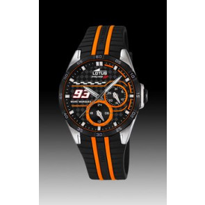 Watch strap Lotus 18260-1 Plastic Black 17mm