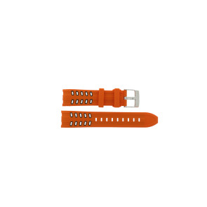 Watch strap Lotus 18590-1 Silicone Orange 22mm