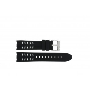 Watch strap Lotus 18590-4 Silicone Black 22mm