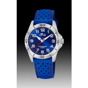 Watch strap Lotus 18663-2 Silicone Blue 18mm