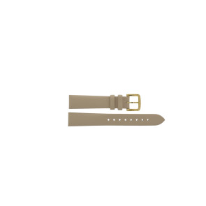 Watch strap Kate Spade New York 1YRU0484 Leather Beige 16mm