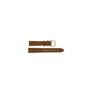 Watch strap Kate Spade New York 1YRU0835 Leather Cognac 16mm