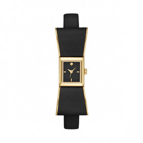 Watch strap Kate Spade New York 1YRU0899 Leather Black 10mm