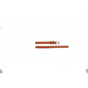 Lacoste watch strap 2000556 / LC-39-3-14-0187 Leather Orange 8mm + white stitching