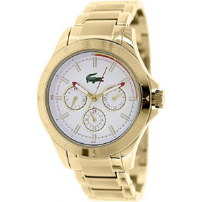 Lacoste watch strap 2000841 / LC-74-3-34-2500 Metal Gold Toned 18mm