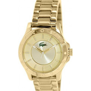 Lacoste watch strap 2000850 / LC-75-3-34-2536 Metal Gold Toned 16mm