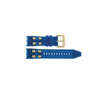 Watch strap Invicta 26087 Rubber Blue 26mm