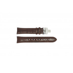 Watch strap Hugo Boss HB-273-1-14-2825-HB1513263 Croco leather Brown 21mm