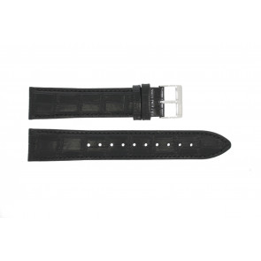 Watch strap Hugo Boss HB-286-1-14-2893 / HB1513369 Croco leather Dark brown 20mm