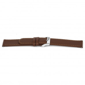 Watch strap Universal F306 Leather Brown 18mm